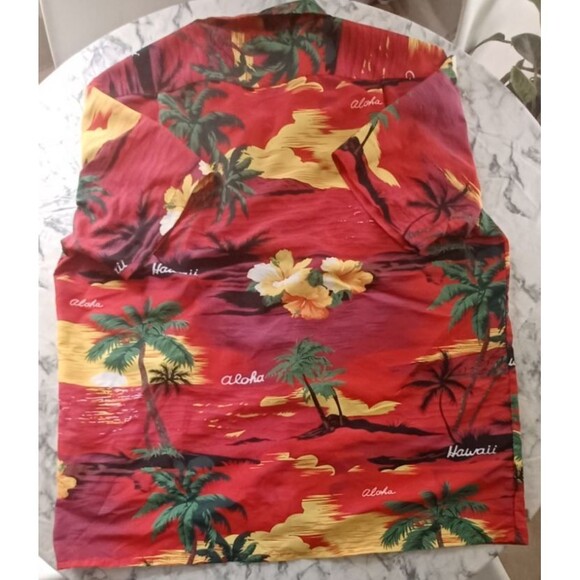 Vtg Year In Year Out Men Shirt XXL Button Up Hawaiian Aloha Tropical Island Dad - Picture 3 of 6